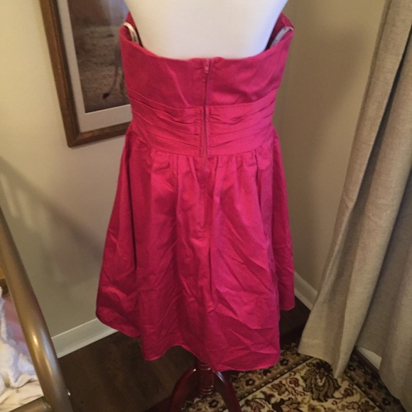 David bridals watermelon strapless bridesmaid - Picture 3 of 4